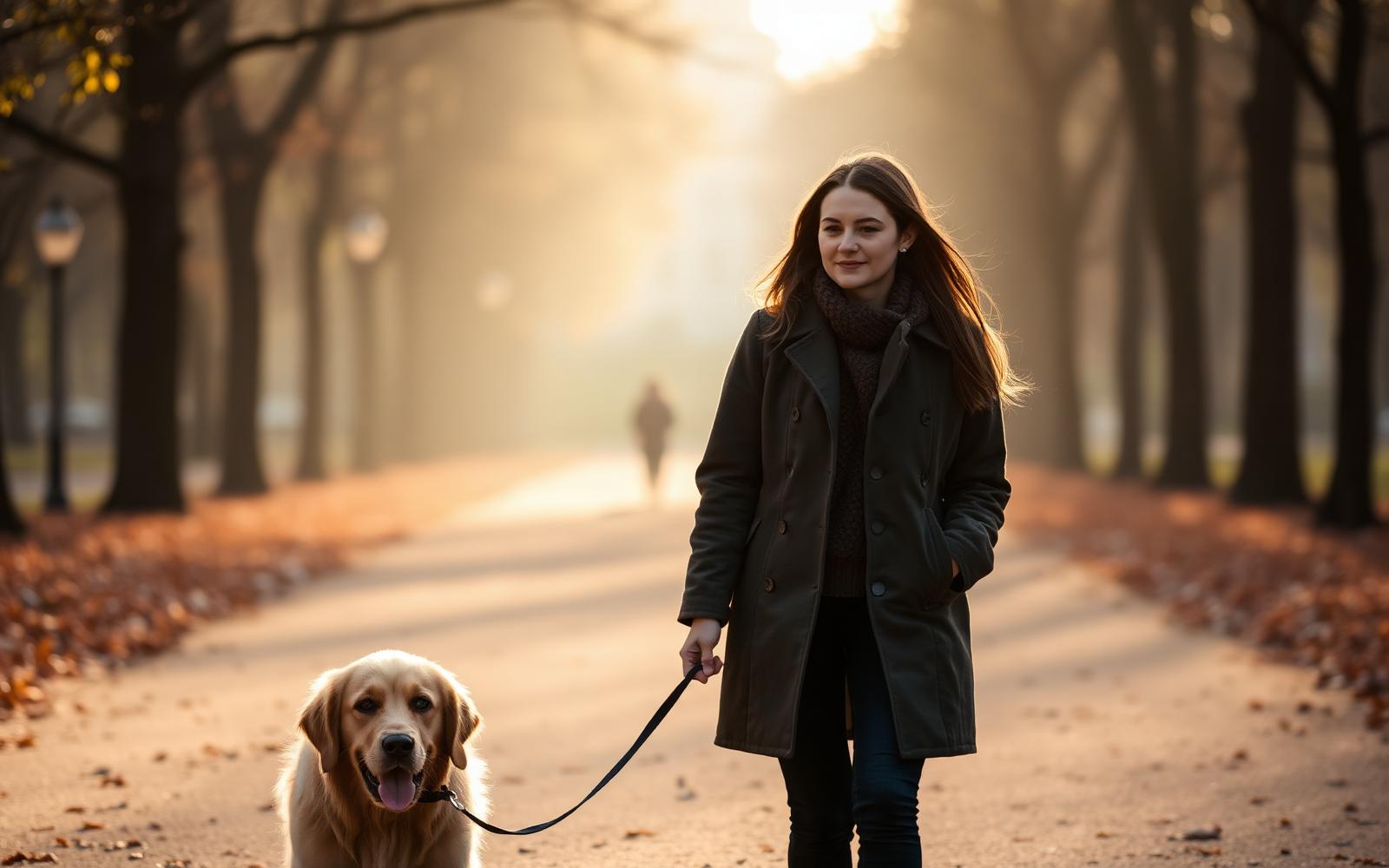Jeder ruhige Spaziergang ist keine Zahl, sondern ein warmer Moment des Tages.
